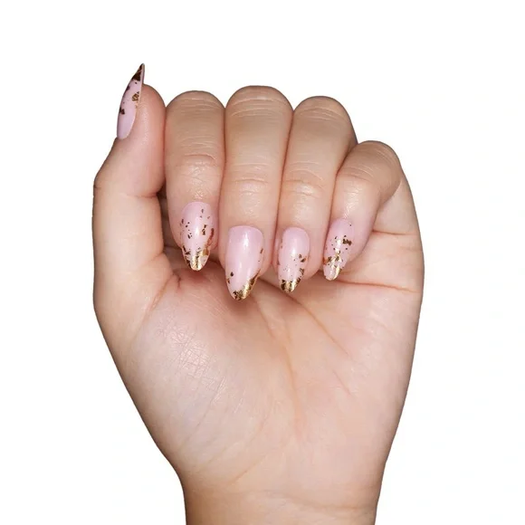 New Glamnetic 24K Short Almond Press-On Nails - Picture 5 of 6